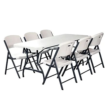 Flash Furniture Madelyn Black Folding Card Table - Lightweight Portable Folding Table with Collapsible Legs - Set of 3. . Sams club folding table and chairs